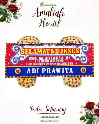 Karangan Bunga Ucapan Selamat di Suryatmajan