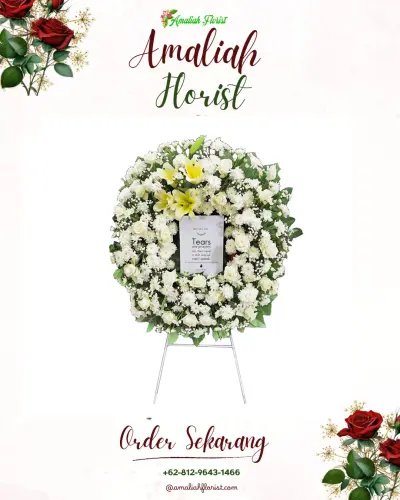 Krans Bunga Duka Cita di Suryatmajan